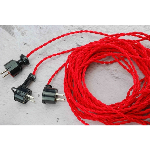 skręcany kabel w oplocie split